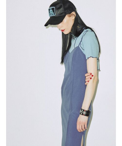 jouetie（ジュエティ）の「レイヤードワンピース【キャミワンピース】（ワンピース・レディース・ブラック/ブルー/パープル・MEDIUM）」の20枚目の写真