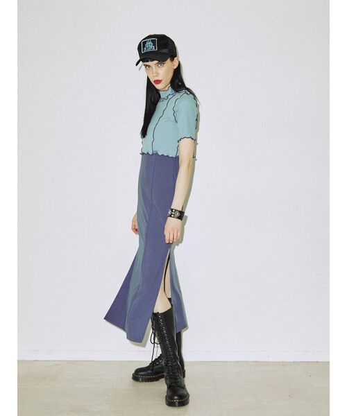 jouetie（ジュエティ）の「レイヤードワンピース【キャミワンピース】（ワンピース・レディース・ブラック/ブルー/パープル・MEDIUM）」の5枚目の写真