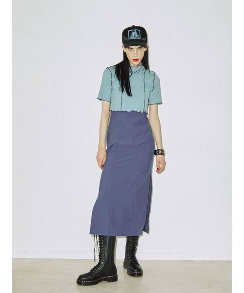 jouetie（ジュエティ）の「レイヤードワンピース【キャミワンピース】（ワンピース・レディース・ブラック/ブルー/パープル・MEDIUM）」の8枚目の写真