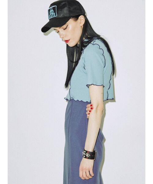 jouetie（ジュエティ）の「レイヤードワンピース【キャミワンピース】（ワンピース・レディース・ブラック/ブルー/パープル・MEDIUM）」の12枚目の写真