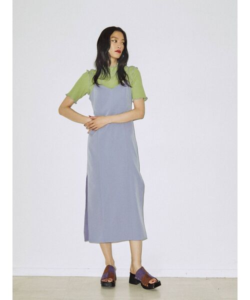 jouetie（ジュエティ）の「レイヤードワンピース【キャミワンピース】（ワンピース・レディース・ブラック/ブルー/パープル・MEDIUM）」の18枚目の写真