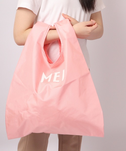 MEI(メイ)の「MEI エコバッグ(エコバッグ/サブバッグ・メンズ・ベージュ/パープル/グレー/レッド/サックスブルー/ピンク/フューシャピンク/ブルー系その他/パープル系その他/グレー×ピンク/ロイヤルブルー/ブラウン系その他2/ブルー系その他2/イエロー/オレンジ/ライトブラウン/ダークパープル/ブラウン系その他/グリーン系その他・FREE)」の17枚目の写真