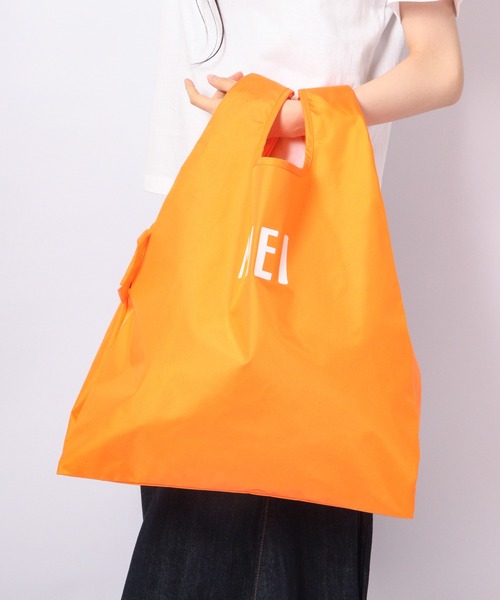 MEI(メイ)の「MEI エコバッグ(エコバッグ/サブバッグ・メンズ・ベージュ/パープル/グレー/レッド/サックスブルー/ピンク/フューシャピンク/ブルー系その他/パープル系その他/グレー×ピンク/ロイヤルブルー/ブラウン系その他2/ブルー系その他2/イエロー/オレンジ/ライトブラウン/ダークパープル/ブラウン系その他/グリーン系その他・FREE)」の2枚目の写真