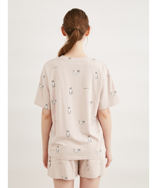 gelato pique（ジェラートピケ）の「【KotokaIzumi】cat柄Tシャツ