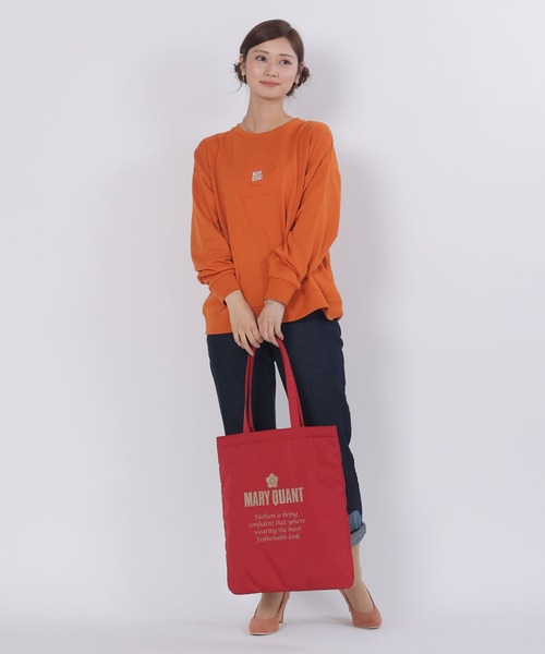 【可愛い♪】MARY QUANT モルペコゴールドロゴプリント トート 楽天市場】モルペコゴールドロゴプリント トート