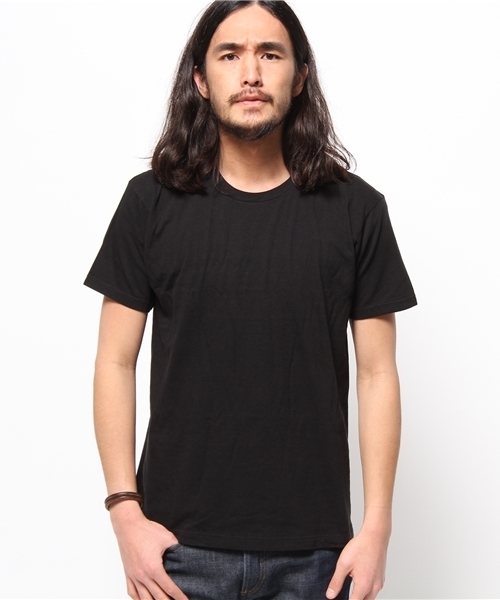 HANES(ヘインズ)の「WEGO/Hanes 2packC-T(S)(Tシャツ/カットソー・メンズ・ホワイト/ブラック・MEDIUM/LARGE)」の3枚目の写真