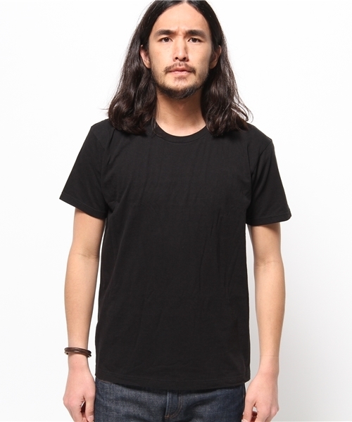 HANES(ヘインズ)の「WEGO/Hanes 2packC-T(S)(Tシャツ/カットソー・メンズ・ホワイト/ブラック・MEDIUM/LARGE)」の4枚目の写真