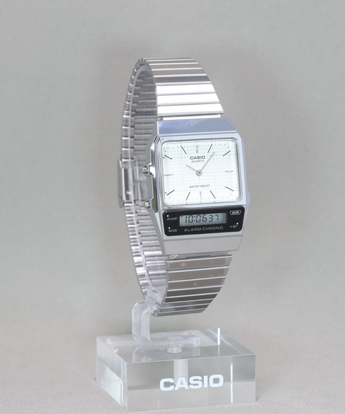 CASIO(カシオ)の「CASIO CLASSIC / AQ-800E-7AJF(アナログ腕時計・メンズ・ホワイト×シルバー・FREE)」の4枚目の写真