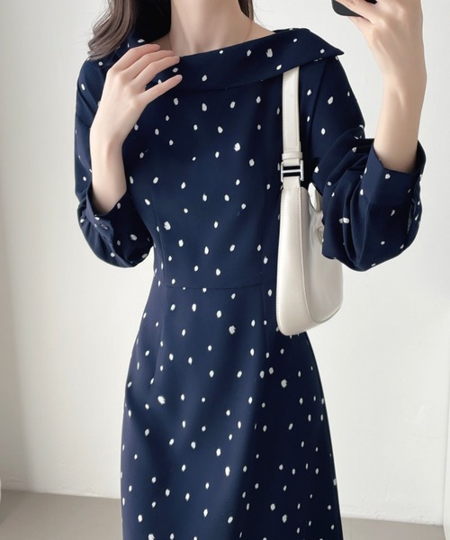 shetokyo ワンピース　ドット　ブラック shetokyo ワンピース ドット ブラック ABITOKYO（アビトーキョー）の