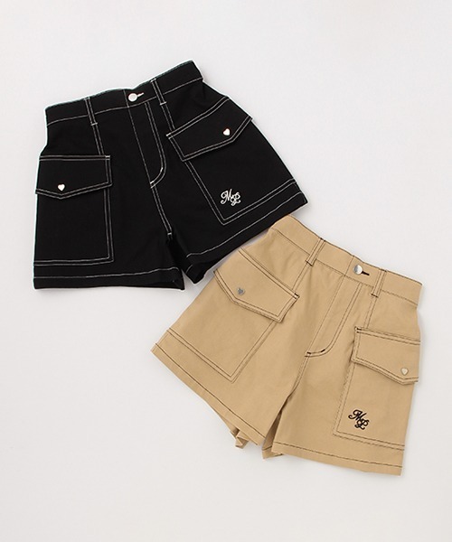 フラップポケットショートパンツ