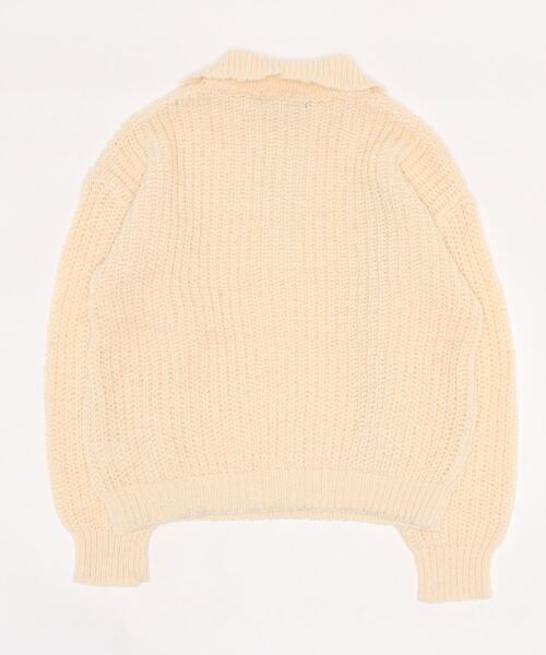 Dita Muaj.（ディータムアージュ）の「ドロップショルダーハーフジップボリュームニット（ニット/セーター・レディース・アイボリー/ネイビー/グレー・FREE）」の14枚目の写真