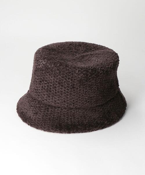 BEAUTY&YOUTH UNITED ARROWS（ビューティーアンドユースユナイテッドアローズ）の「ブークレ バケット ハット（ハット・レディース・ダークブラウン/ナチュラル・FREE）」の20枚目の写真