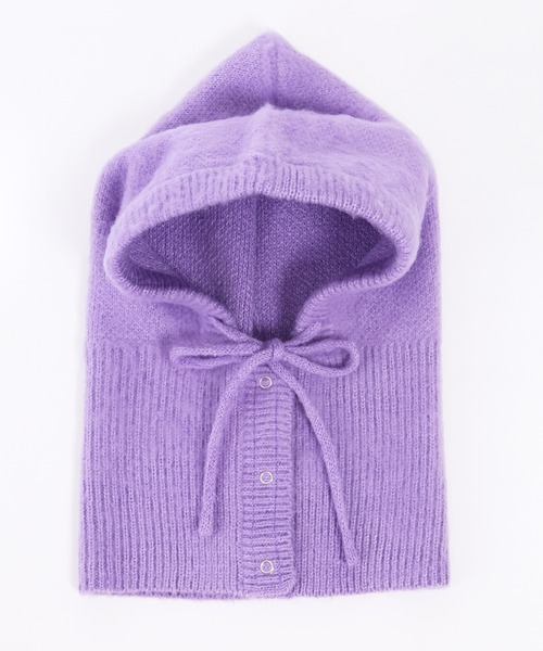 WC（ダブル シー）の「モヘアタッチバラクラバ（ニットキャップ