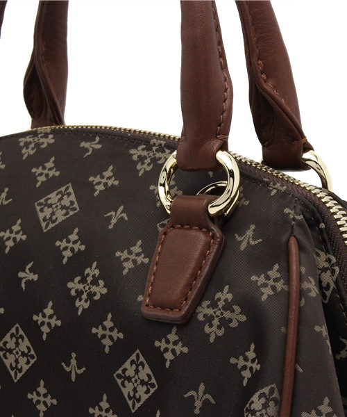 russet（ラシット）の「レザーパイピングミニボストンバッグ【business】（ボストンバッグ・レディース・ダークブラウン/サンドベージュ/グレー・FREE）」の8枚目の写真