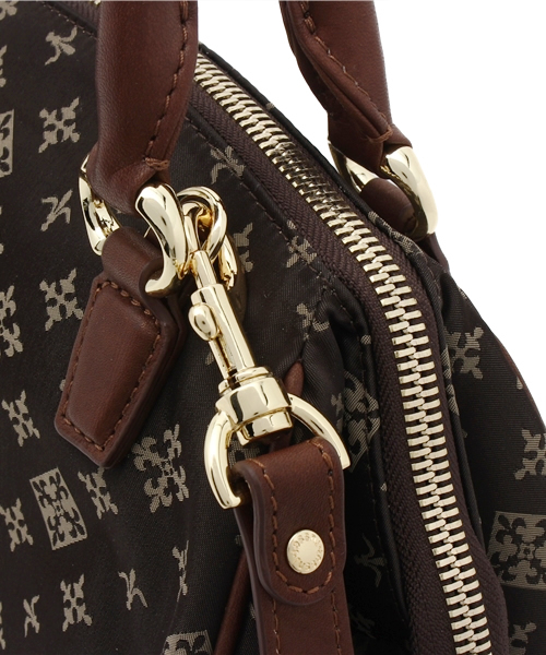 russet（ラシット）の「レザーパイピングミニボストンバッグ【business】（ボストンバッグ・レディース・ダークブラウン/サンドベージュ/グレー・FREE）」の10枚目の写真