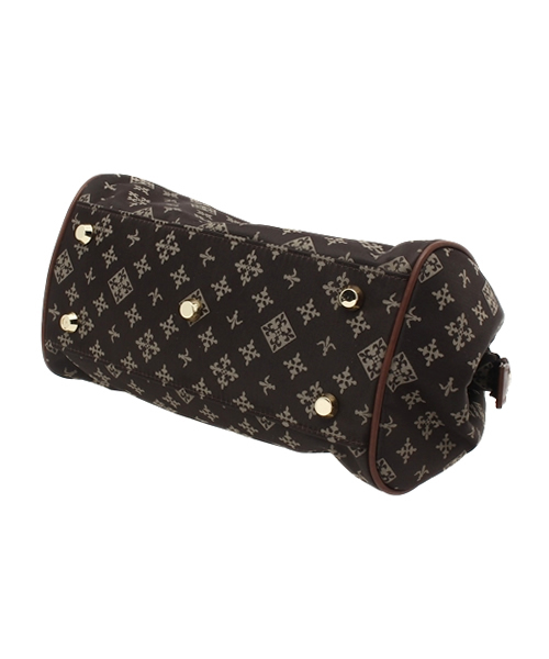 russet（ラシット）の「レザーパイピングミニボストンバッグ【business】（ボストンバッグ・レディース・ダークブラウン/サンドベージュ/グレー・FREE）」の11枚目の写真