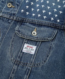 DAIRIKU（ダイリク）の「Cross Embroidery Vintage Denim Jacket