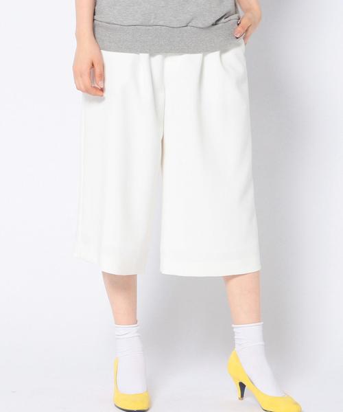 Another Edition(アナザーエディション)の「ライトスポンジクロス6分丈2/ AEBC ライトスポンジクロス 6ブⅡ(その他パンツ・レディース・オフホワイト/ブラック・SMALL/MEDIUM)」の2枚目の写真