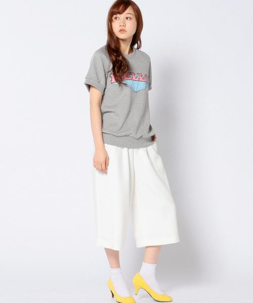 Another Edition(アナザーエディション)の「ライトスポンジクロス6分丈2/ AEBC ライトスポンジクロス 6ブⅡ(その他パンツ・レディース・オフホワイト/ブラック・SMALL/MEDIUM)」の13枚目の写真