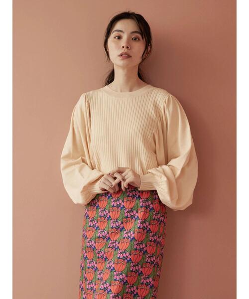 Sugar spoon(シュガースプーン)の「■SS LIBERTYpt TudorTulip SKIRT(スカート・レディース・レッド/ピンク・FREE)」の3枚目の写真