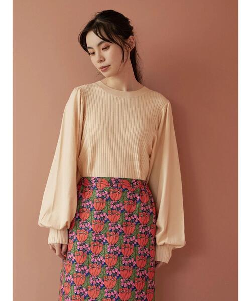 Sugar spoon(シュガースプーン)の「■SS LIBERTYpt TudorTulip SKIRT(スカート・レディース・レッド/ピンク・FREE)」の6枚目の写真