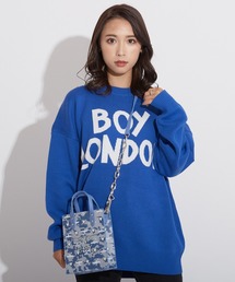 BOY LONDON（ボーイロンドン）の「【BOY LONDON】EAGLE PATTERNED SQUARE SHOULDER BAG（ショルダーバッグ）」