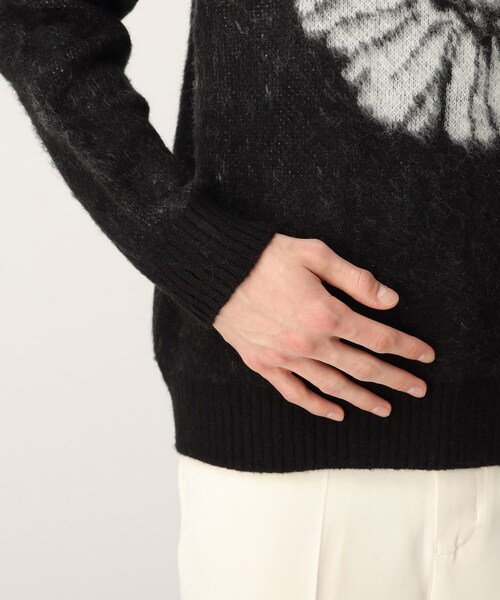 tk.TAKEO KIKUCHI(ティーケータケオキクチ)の「◆【洗える】ガーベラシャギーニット(ニット/セーター・メンズ・ホワイト系6/ブラック系3・01/02/03)」の7枚目の写真