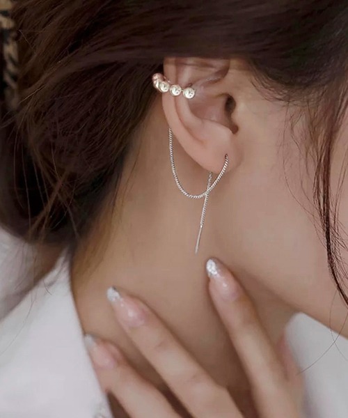 Dior 片耳用 ピアス イヤーカフ セール】【 NOLITA / ノリータ 】2Way イヤカフにもなるピアス