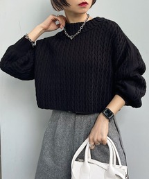 PAGEBOY | チェーンケーブルニット(ニット/セーター)
