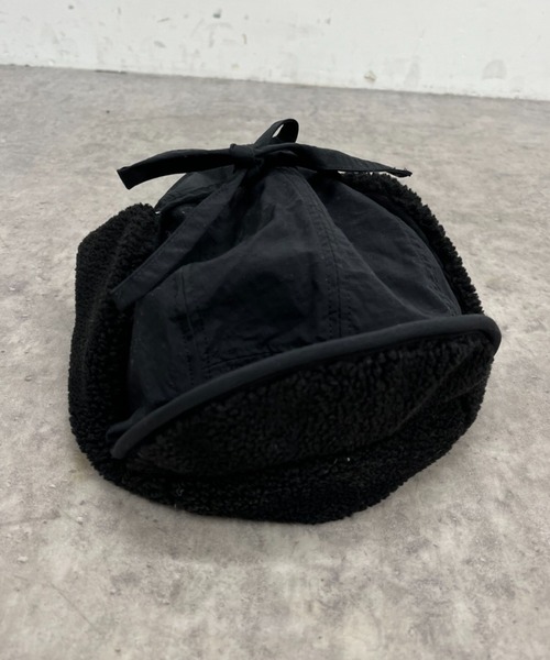 CIAOPANIC（チャオパニック）の「ボアフライトキャップ（キャップ・メンズ・オフホワイト/ブラック・FREE）」の8枚目の写真