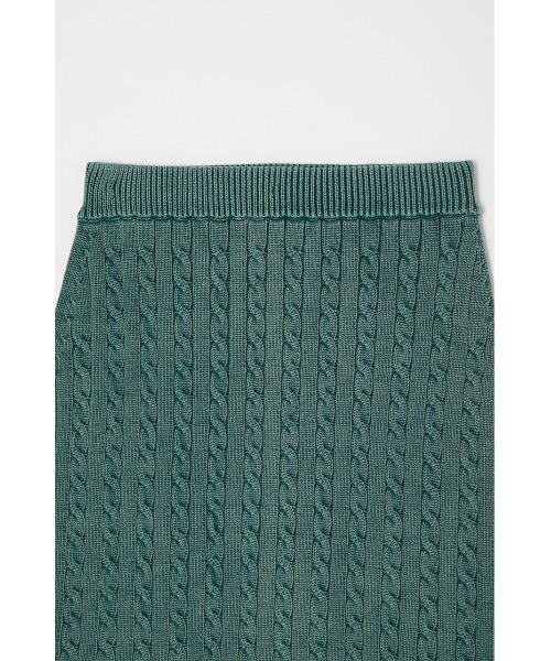 MOUSSY(マウジー)の「CABLE KNIT スカート(スカート・レディース・グリーン/イエロー/ネイビー・2/1)」の12枚目の写真