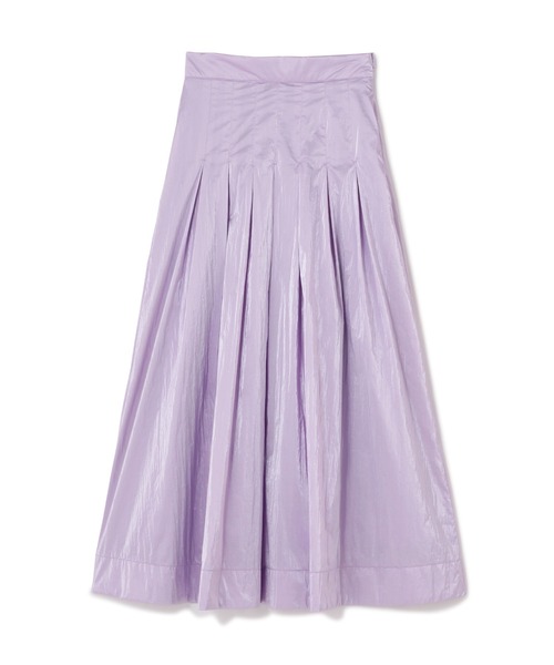 N.(N. Natural Beauty Basic)(エヌエヌナチュラルビューティーベーシック)の「◆メタリックフレアスカート(スカート・レディース・ホワイト/ライラック・MEDIUM)」の17枚目の写真