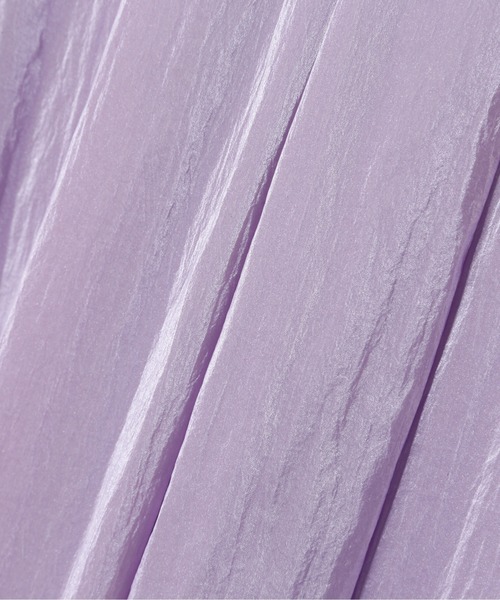 N.(N. Natural Beauty Basic)(エヌエヌナチュラルビューティーベーシック)の「◆メタリックフレアスカート(スカート・レディース・ホワイト/ライラック・MEDIUM)」の18枚目の写真