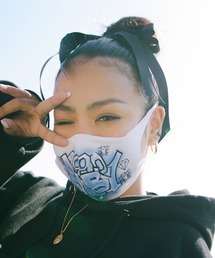 atmos（アトモス）の「atmos pink x RIEHATA MASK (BLUE)（マスク）」