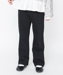 BRANSHES | 【あったか】センタープレス風ロングパンツ(スラックス)