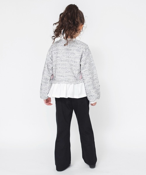 BRANSHES（ブランシェス）の「【あったか】センタープレス風ロングパンツ（スラックス・キッズ・キャメル/ブラック・130/110/120/90/100）」の4枚目の写真