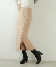 OLUPIC | OLUPIC/【WEB限定】レースアップニットスカート(スカート)