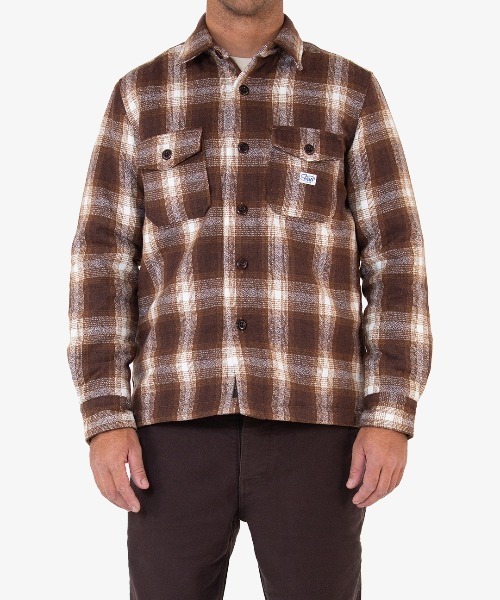 DEUS EX MACHINA(デウスエクスマキナ)の「MARCUS CHECK SHIRT(シャツ/ブラウス・メンズ・グレー/ブラウン・LARGE/MEDIUM/SMALL)」の3枚目の写真