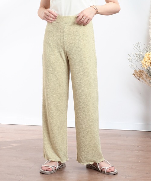 mil(ミル)の「シボジャガードパンツ(その他パンツ・レディース・アイボリー/ブラック/イエロー系その他・XS/S/M)」の2枚目の写真