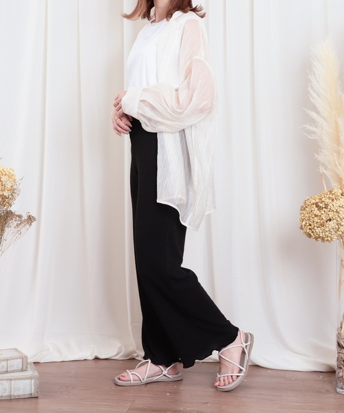 mil(ミル)の「シボジャガードパンツ(その他パンツ・レディース・アイボリー/ブラック/イエロー系その他・XS/S/M)」の5枚目の写真