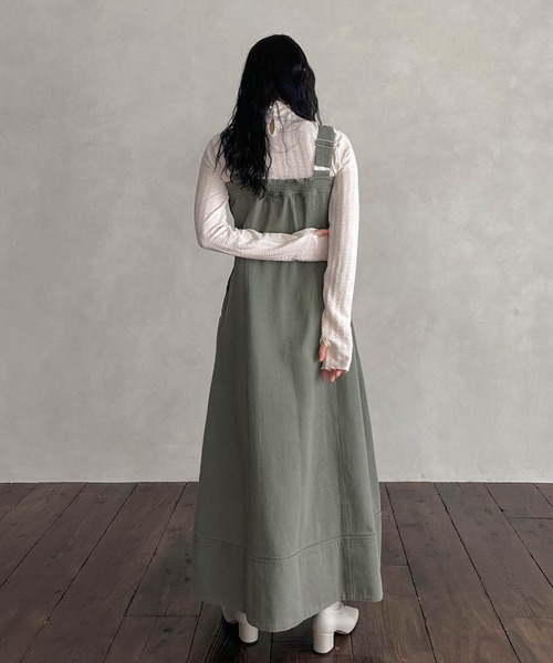 hellam（へラム）の「ふくれジャカード フィンガーホールTOPS（その他トップス・レディース・パープル/グリーン/ブラック/アイボリー・FREE）」の19枚目の写真