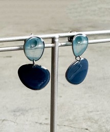 The Rule ザルール : Gloss epoxy 揺れるツートンピアス