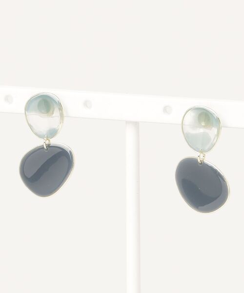 The Rule(ザルール)の「The Rule ザルール : Gloss epoxy 揺れるツートンピアス(ピアス(両耳用)・レディース・ブルー/ライトグリーン/アイボリー・FREE)」の14枚目の写真