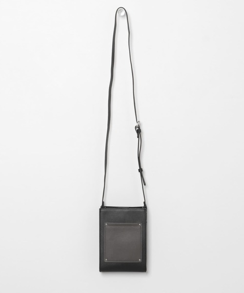 SENSE OF PLACE by URBAN RESEARCH（センスオブプレイスバイアーバンリサーチ）の「フェイクレザースクエアミニショルダーバッグ（ショルダーバッグ・メンズ・ブラック/ブラック系その他・ONE）」の8枚目の写真