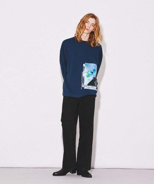 tk.TAKEO KIKUCHI(ティーケータケオキクチ)の「◆ツイストフレアデニムパンツ(デニムパンツ・メンズ・ブラック系3/ネイビー系3・02/03)」の20枚目の写真