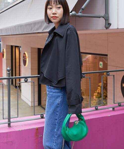 ジャケット テーラードジャケット アシメショートジャケット レディース antiqua ジャケット テーラードジャケット アシメショートジャケット