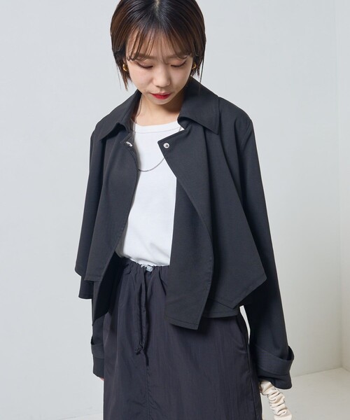 my beautiful landlet ショートトレンチコート 20SS my beautiful landlet short trench（ショートトレンチ