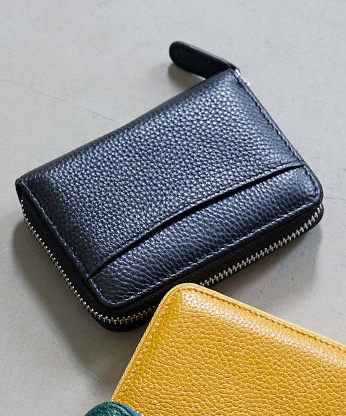 KOBE LETTUCE（コウベレタス）の「スキミング防止カード収納ミニ財布（財布・レディース・ブラック/オフホワイト/イエロー/グリーン・FREE）」の2枚目の写真