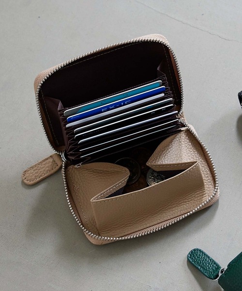 KOBE LETTUCE（コウベレタス）の「スキミング防止カード収納ミニ財布（財布・レディース・ブラック/オフホワイト/イエロー/グリーン・FREE）」の5枚目の写真