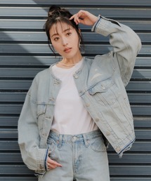 Levi's | Levi's/リーバイス カスタマイズ 90S デニムジャケット ライトインディゴ DESTRUCTED(デニムジャケット)